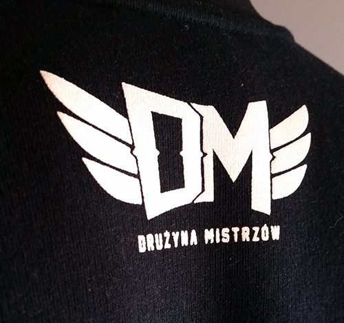 bluza dm "logo" czarna