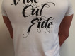 T-Shirt JP "Vide Cul Fide" biały
